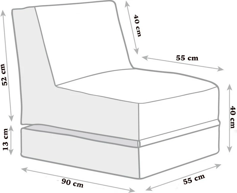 Vrtni puf Siesta, rumen