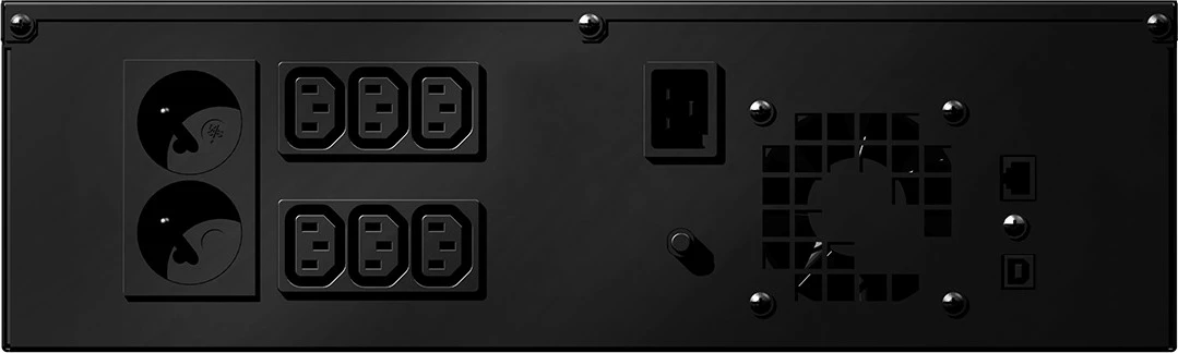 UPS Ever SINLINE RT 1600, 1600 VA, 1250 W, Rack/stojalo, črn