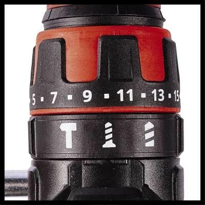 Vrtalnik brez ključa, 18 V, 2 hitrosti, črno/rdeč Einhell TE-CD 18/48 Li‑i‑Solo