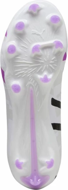 Futbalske kopačke za otroke, bele in vijolične, Puma