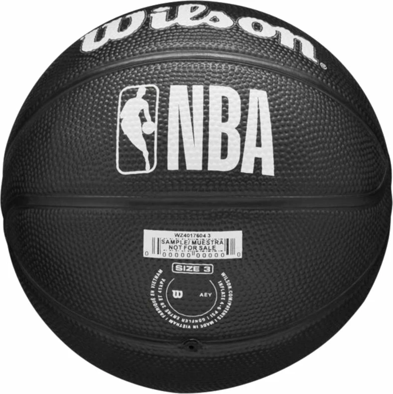 Mini košarkarska žoga za otroke Wilson, črna