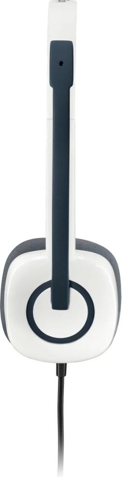 Stereo slušalke, žične, za pisarno/klicni center, 20 - 20000 Hz, 80 g, bele — Logitech H150