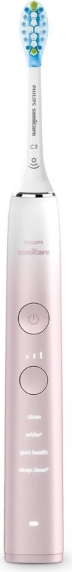 Električna zobna ščetka Philips Sonicare DiamondClean 9000 HX9911/84, sonična, polnilna, rožnata