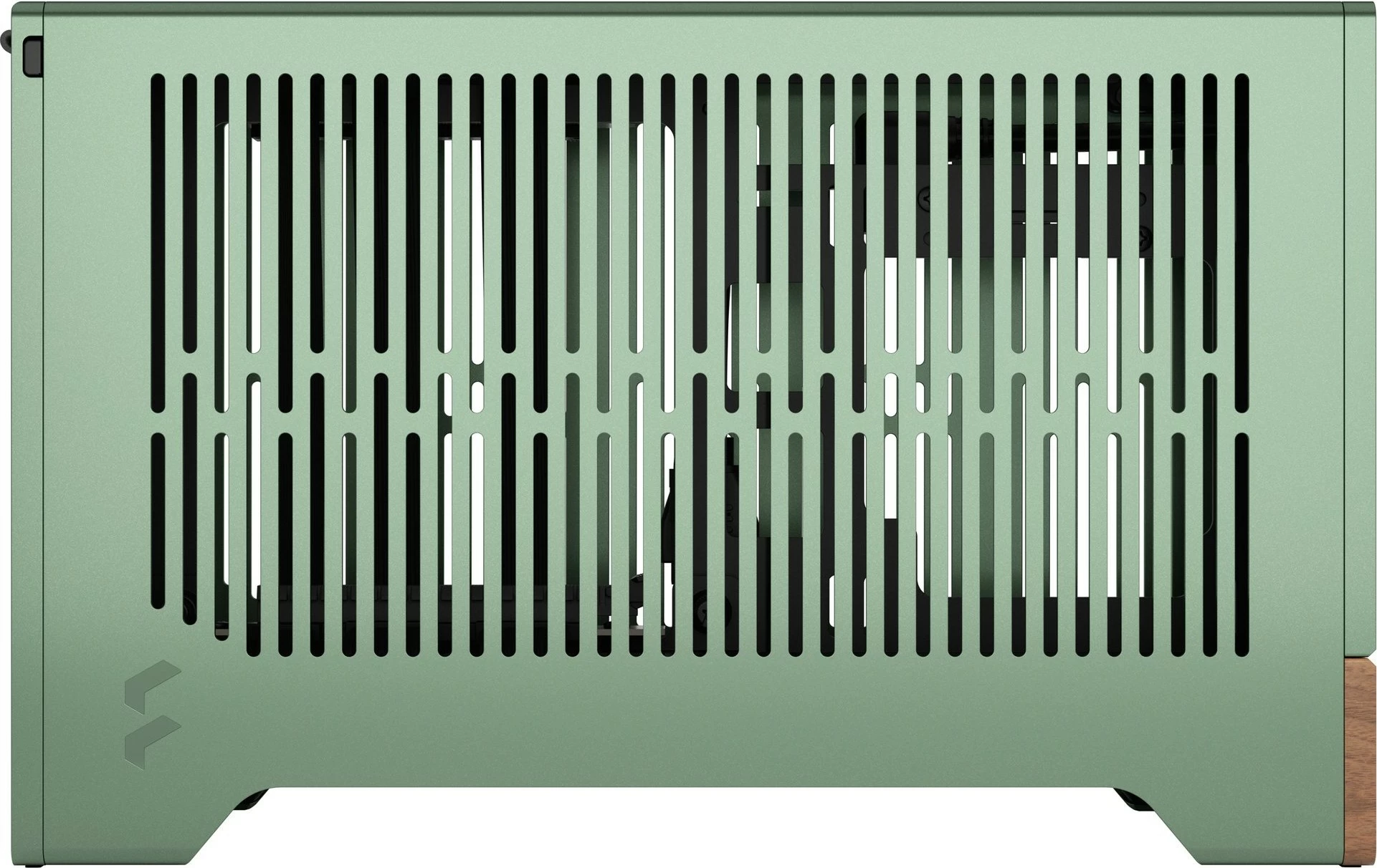 Računalniško ohišje Terra Mini-ITX, alumin, oreh, zelen, Fractal Design