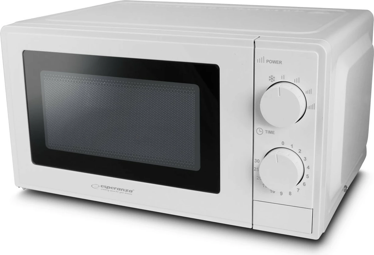 Mikrovalovna pečica Esperanza Estofado, 20 L, 700 W, bela