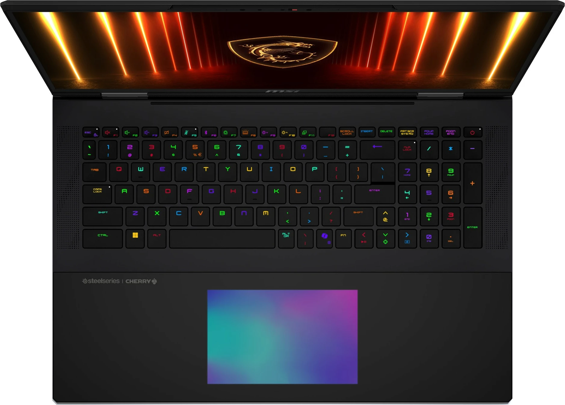 Ultra zmogljiv prenosnik MSI Titan 18 HX AI A2XWIG-073, RTX 5080, 64 GB RAM, 6 TB SSD, 18" črno-srebrn