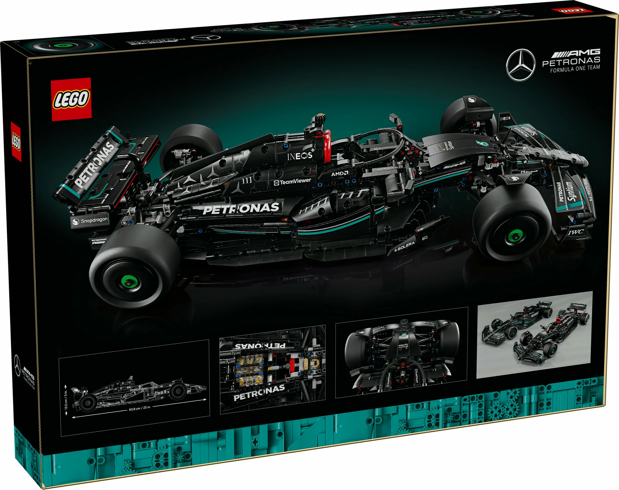 Set za sestavljanje Mercedes-AMG F1 W14 E Performance, 1.642 kosov