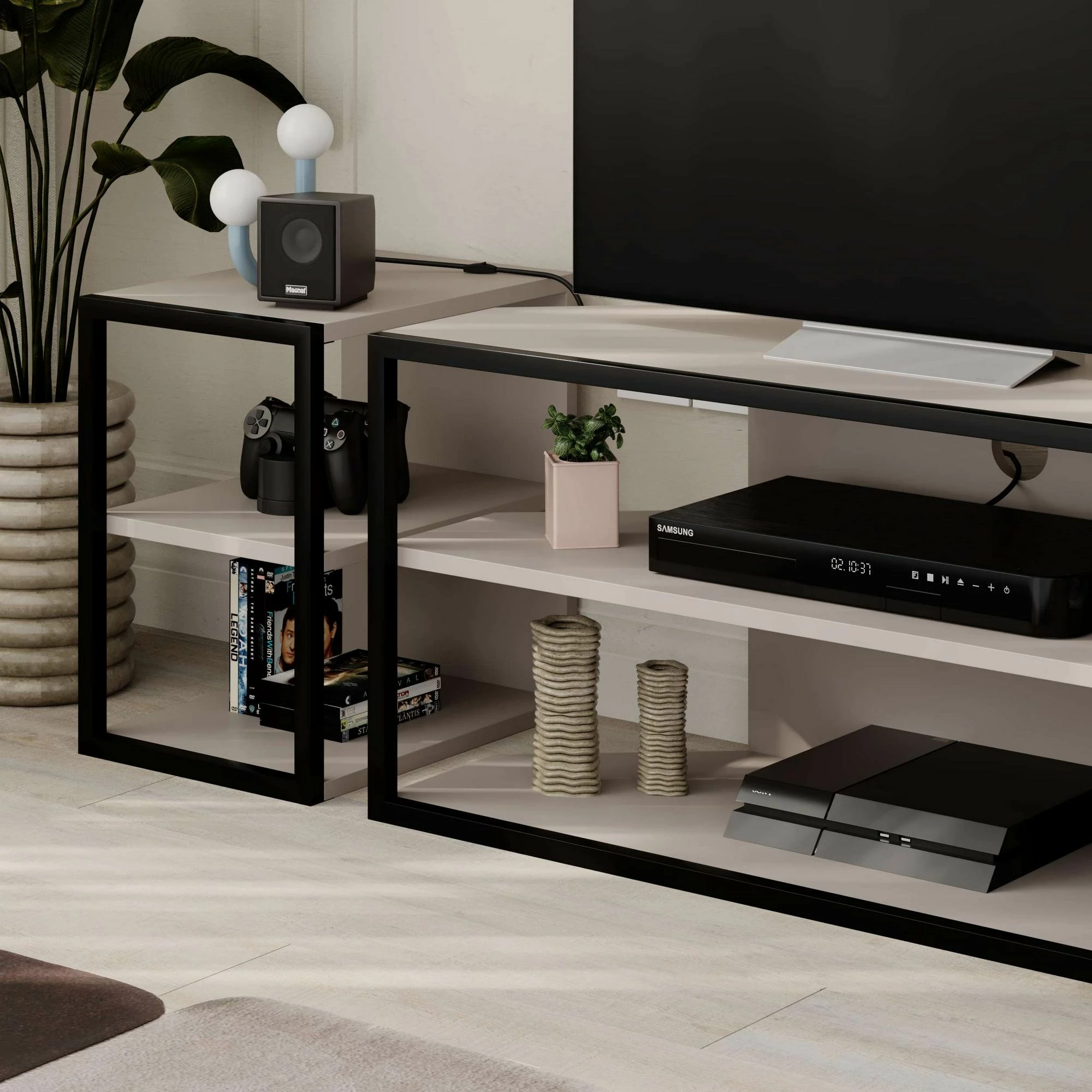 TV omarica Skye Decor Echo, svetlo moka