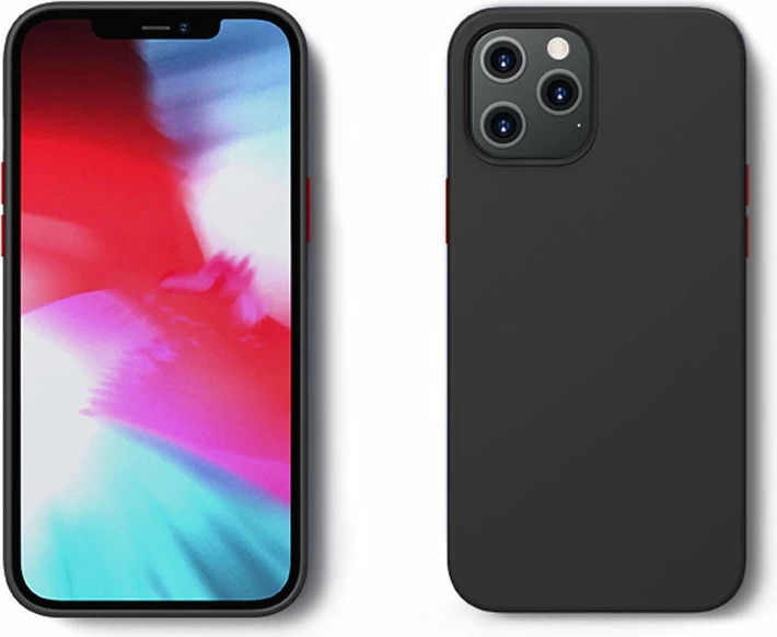 Zaščitni ovitek Joyroom Color Series za iPhone 12 Pro Max JR-BP800, črn