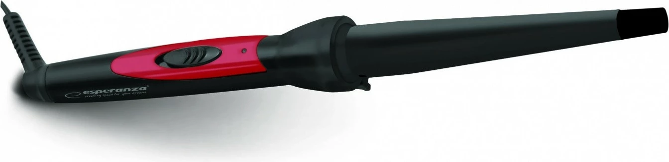 Konusni keramični kodralnik za lase Esperanza SALMA EBL007, 13–25 mm, črno/roza