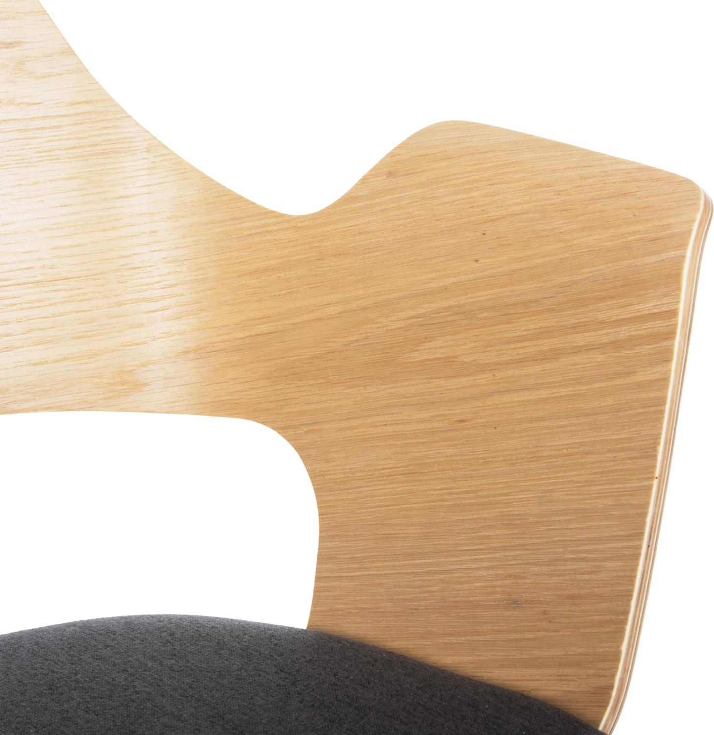 Jedilni set 5 kosov FH11972 miza DENTY in 4 stoli VELP (hrast-siva)