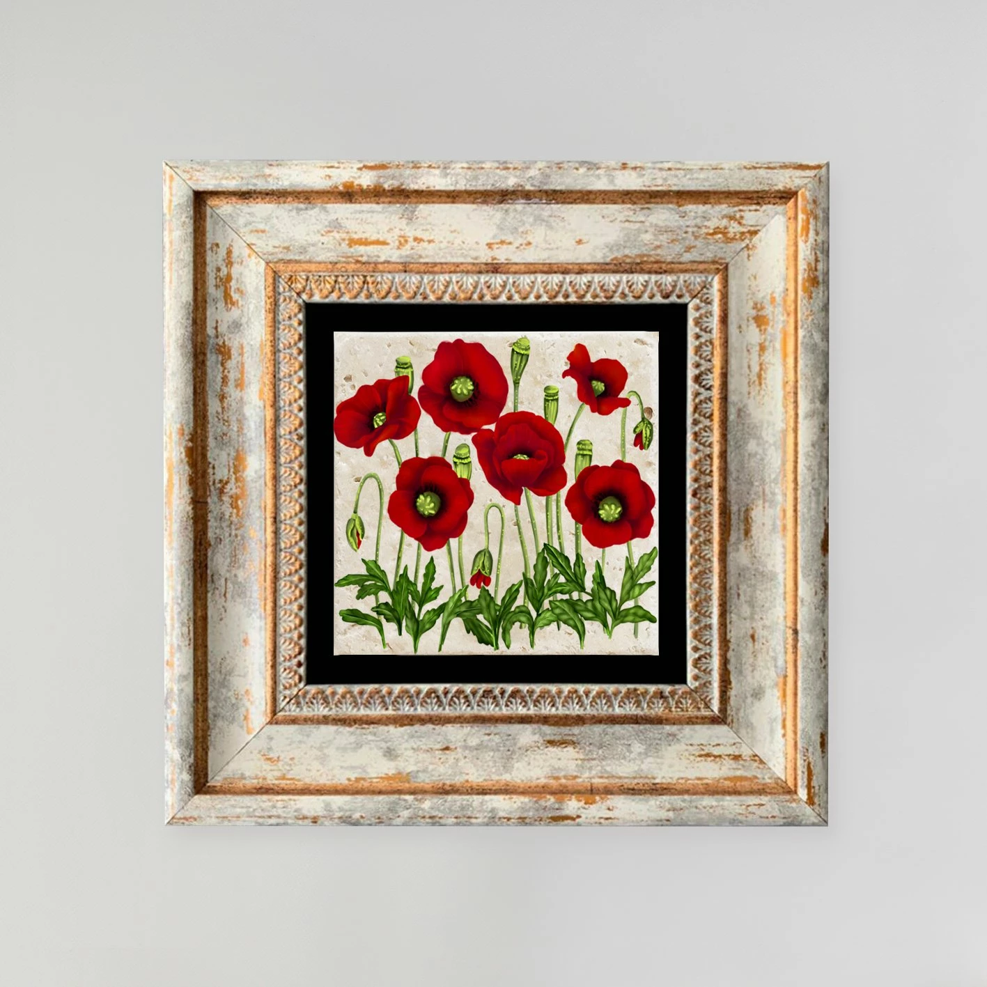 Dekorativna slika s okvirjem, večbarvna, TC357225, 20 x 20 cm