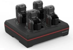 Profesionalni 4‑mestni polnilnik za naprave Honeywell 8675i, črn