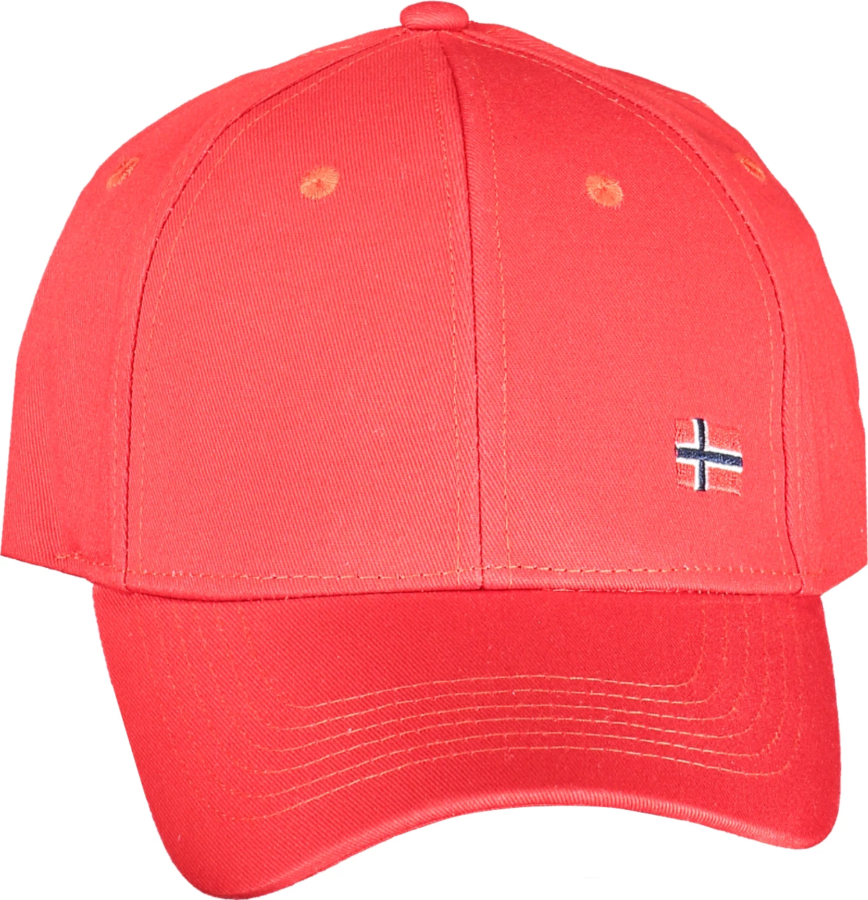 Kapa z vizirjem za moške, rdeča, NORWAY 1963