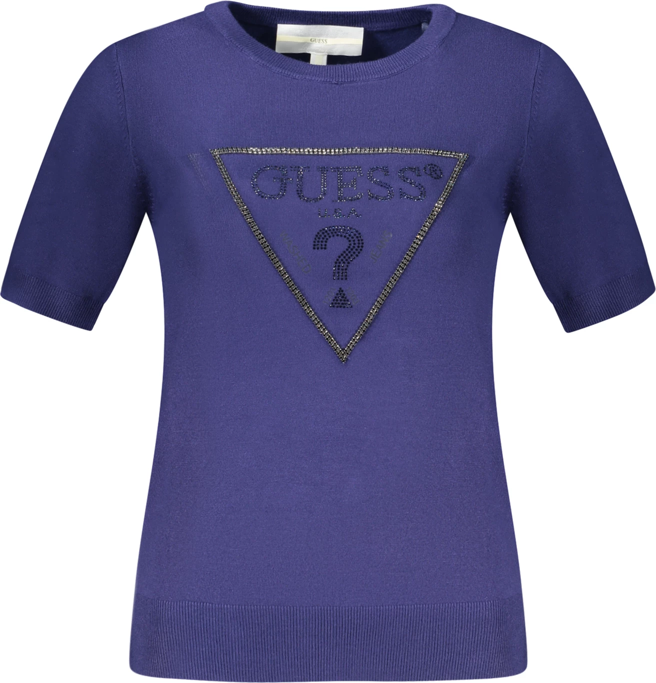 Pletenina za ženske GUESS JEANS, modra