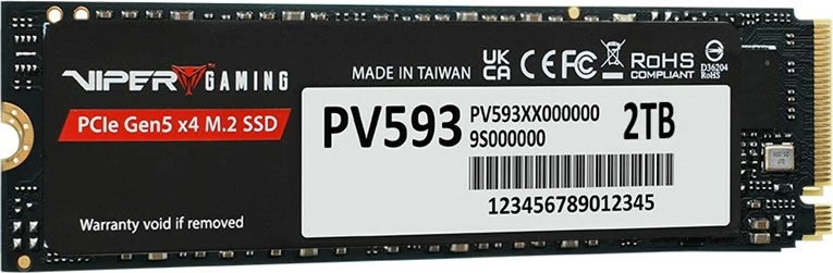SSD 2TB M.2 PCI-E Gen5 x4 NVMe2 Patriot Viper PV593