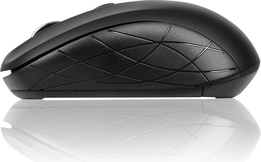 Optični brezžični miš, 1600 DPI, črn iBOX i009W