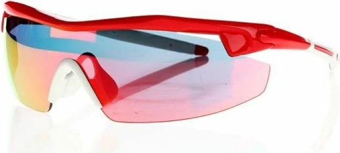 Športna sončna očala Goggle, unisex, rdeče/belo