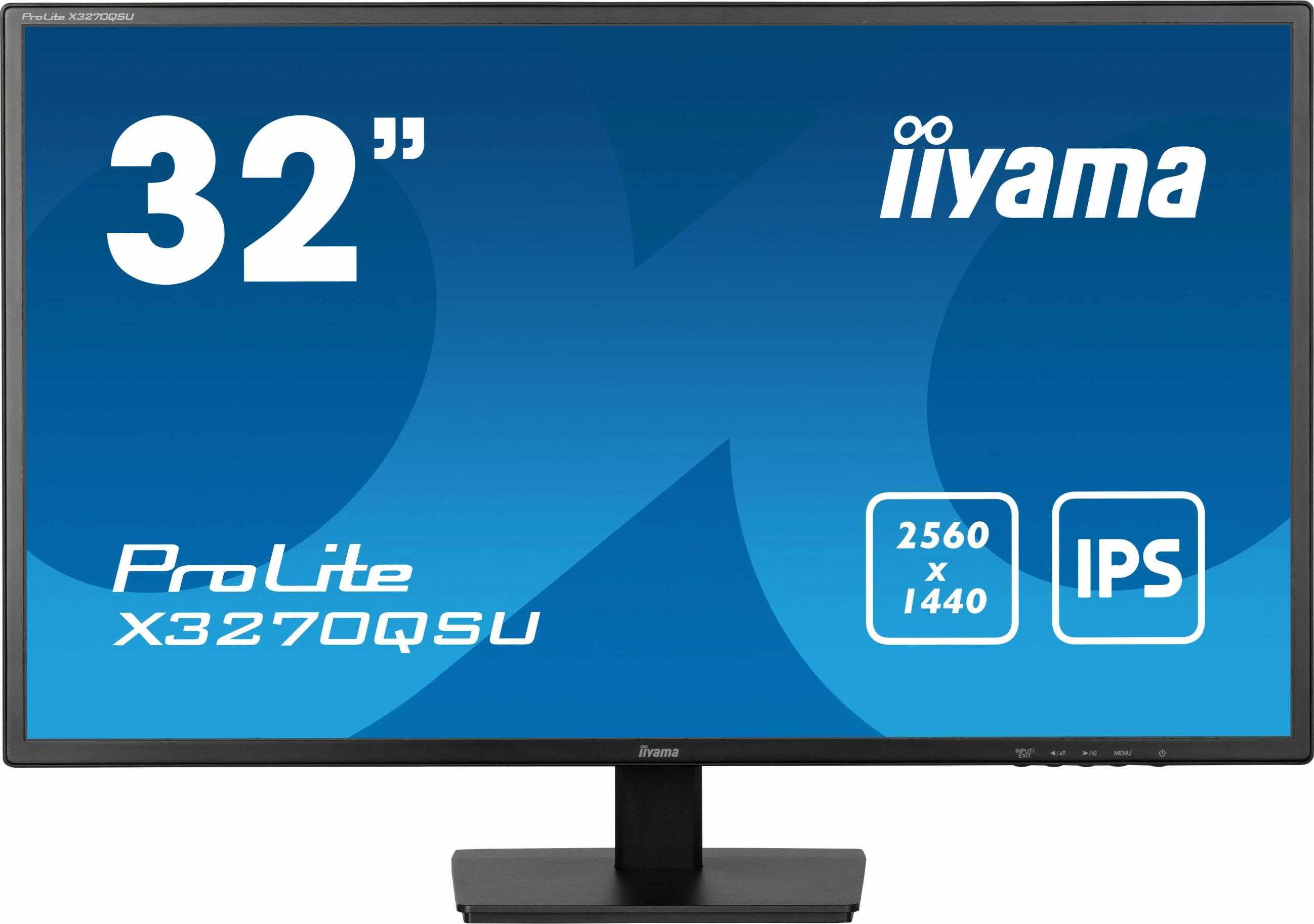 32" širok Quad HD monitor iiyama ProLite X3270QSU-B1, 2560 x 1440, LED, črn