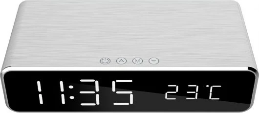 Digitalna alarmna ura, Gembird DAC-WPC-01, črna