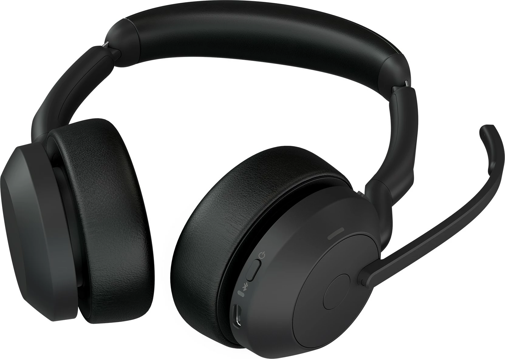 Slušalke za pisarno/call center Jabra Evolve2 55, Link380c UC Stereo, brezžične, 20 - 20000 Hz, 130 g, črne