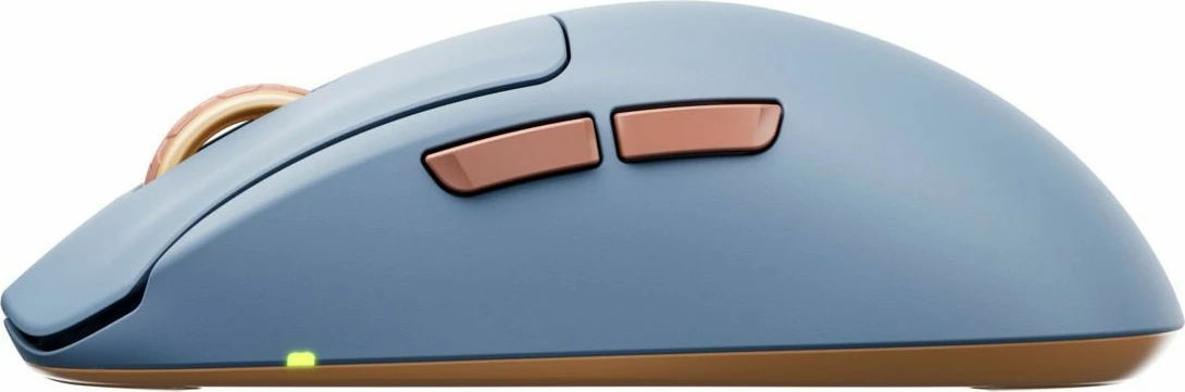 Gaming miš CHERRY XTRFY M68 Wireless, 26000 DPI, črna, modra, rjava