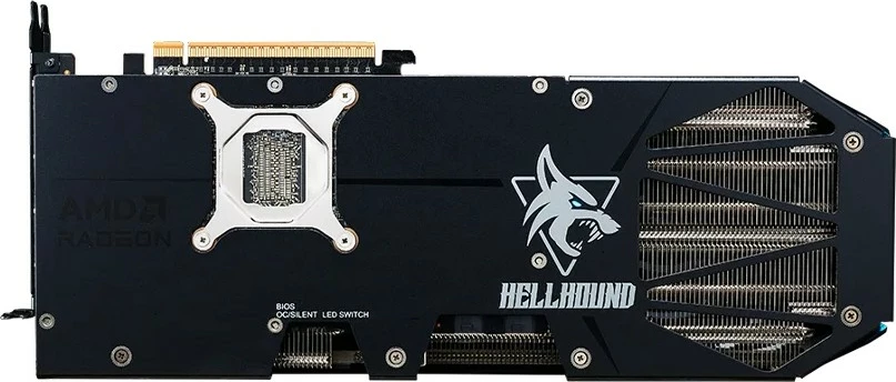 Grafična kartica PowerColor Hellhound Radeon RX 9070 XT, 16 GB GDDR6, PCI Express 5.0, črna