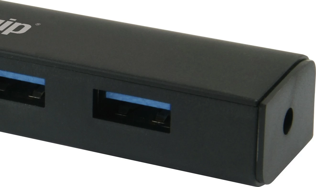 USB razdelilec Equip 128953, 4 vrat, USB 3.2 Gen 1, 5000 Mbit/s, plastika, črn