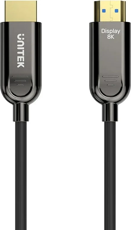 Optični HDMI kabel 2.1, UNITEK C11085GY01-20M, 20 m, črn
