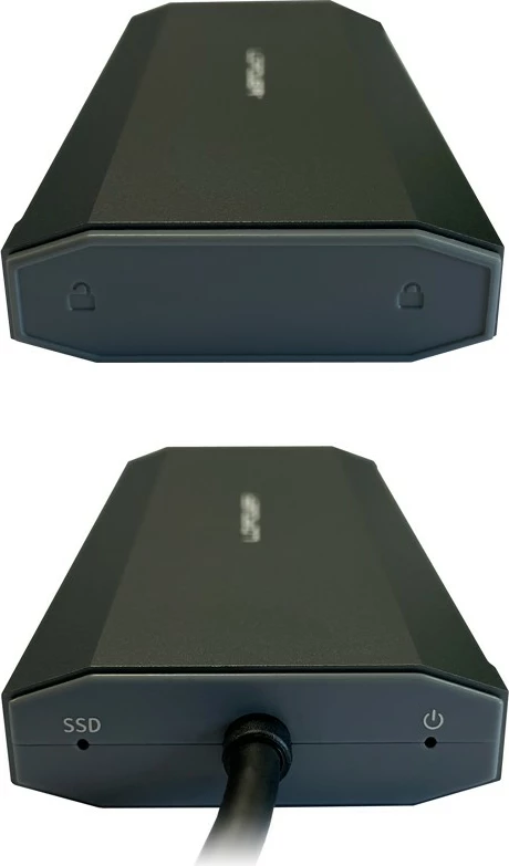 USB razširitveni hub LC-Power LC-HUB-C-MULTI-7-M2, 2x USB-A, 2x USB-C, HDMI, M.2 SSD, 100 W, antracit