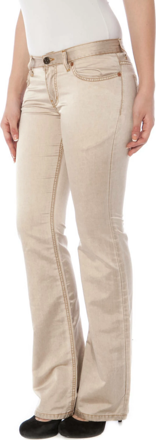 Ženske hlače PHARD, bež