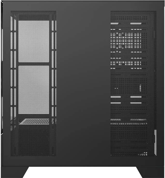 Big Tower ohišje Darkflash DY451, brez ventilatorjev, črno