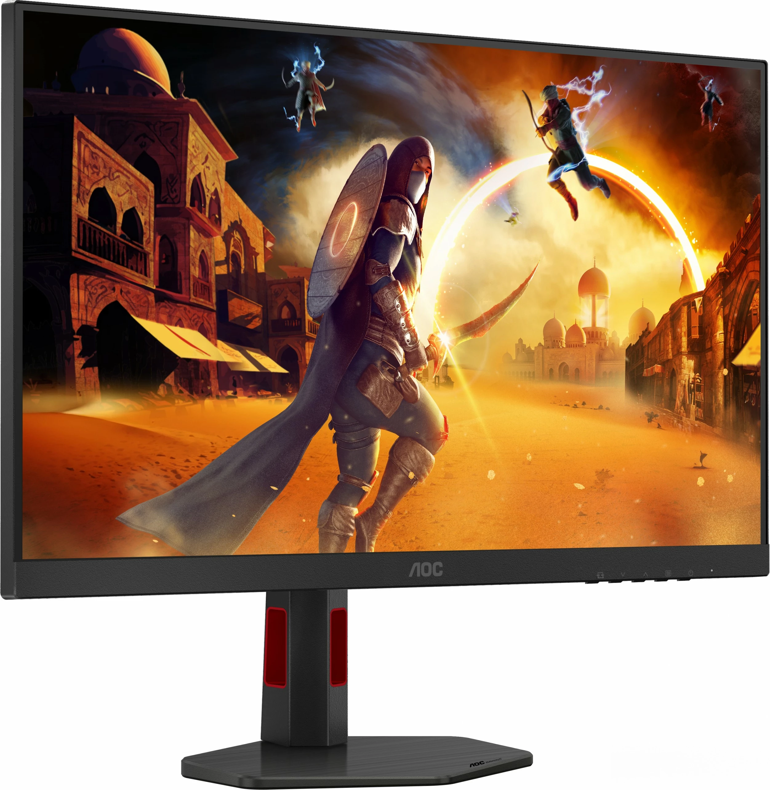 Monitor 27-palčni IPS HDMI 2.1 DisplayHDR 400, črno/rdeč — AOC U27G4R