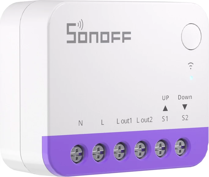 Pametno WiFi stikalo mini Sonoff MINI-RBS, Matter, krmiljenje rolet/zaves po odstotkih, 2.4 GHz, deluje z Apple Home/Google Home/Alexa/SmartThings