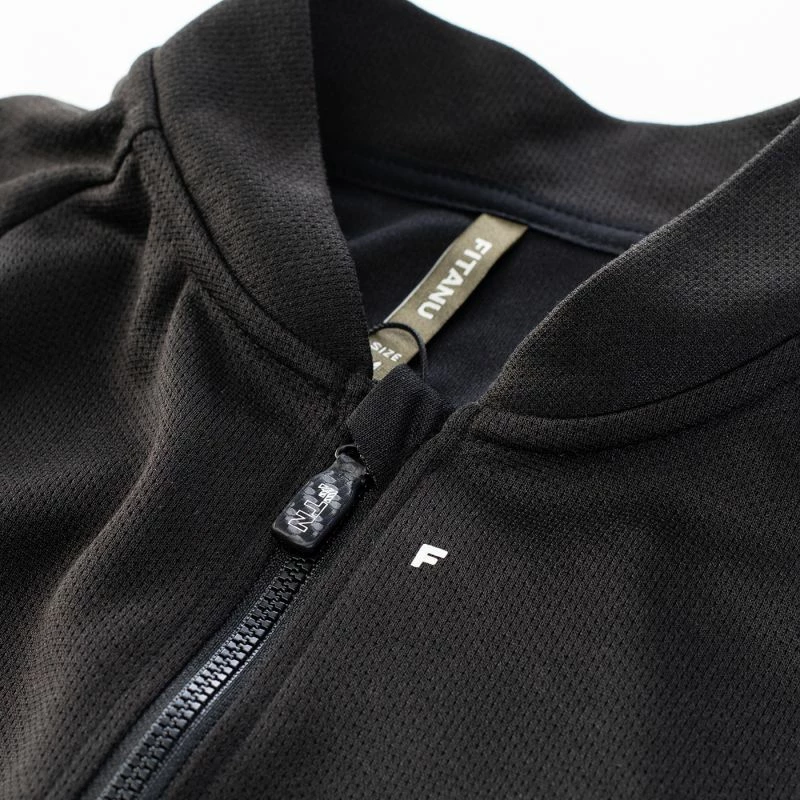 Kolesarska majica Fitanu, črna