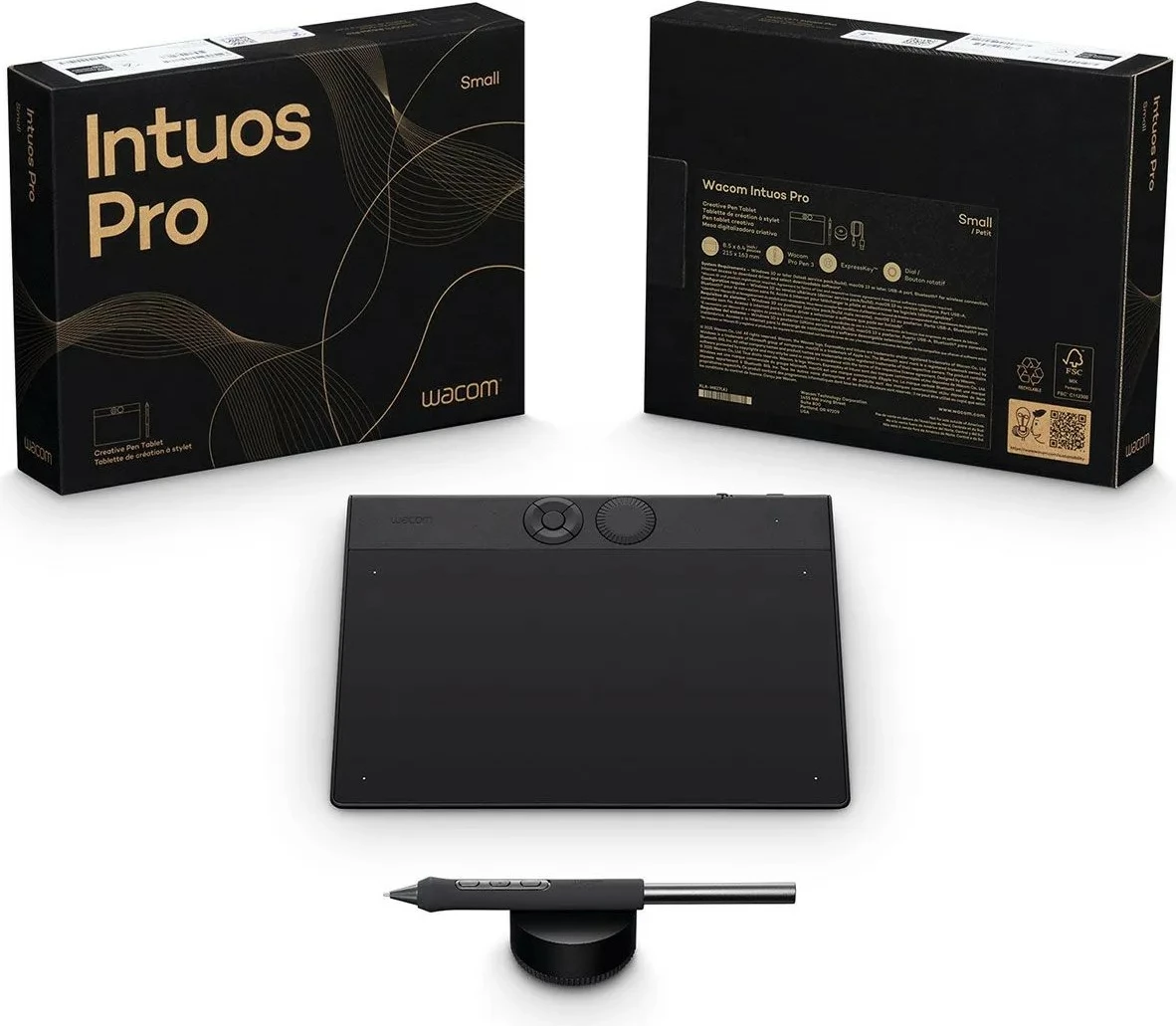 Grafična tablica Wacom Intuos Pro Small, digitalno pero, črna