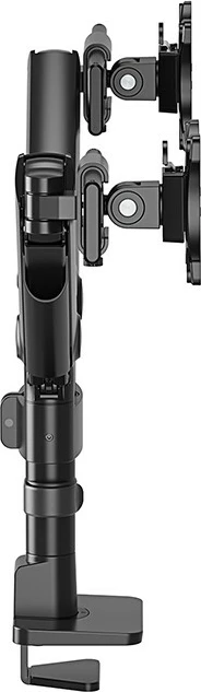 Dvojni nosilec za monitor, Neomounts DS65S-950BL2, objemka/čušica, 11 kg, 61 cm (24"), 86,4 cm (34"), 100 x 100 mm, črn