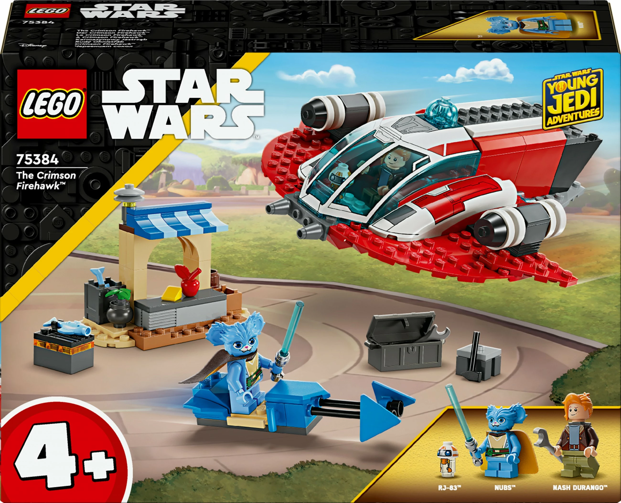 Gradbeni set The Crimson Firehawk LEGO Star Wars, 136 kosov, večbarven