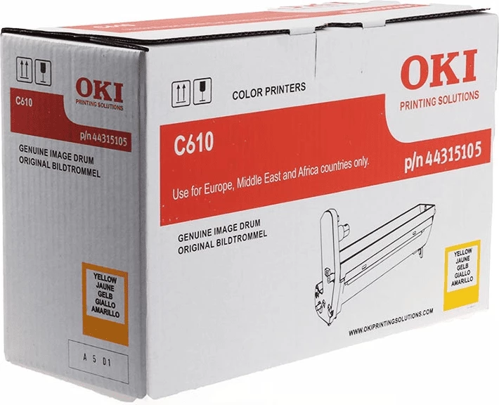 Drum enota, zmogljivost 20.000 strani, rumena, OKI 44315105