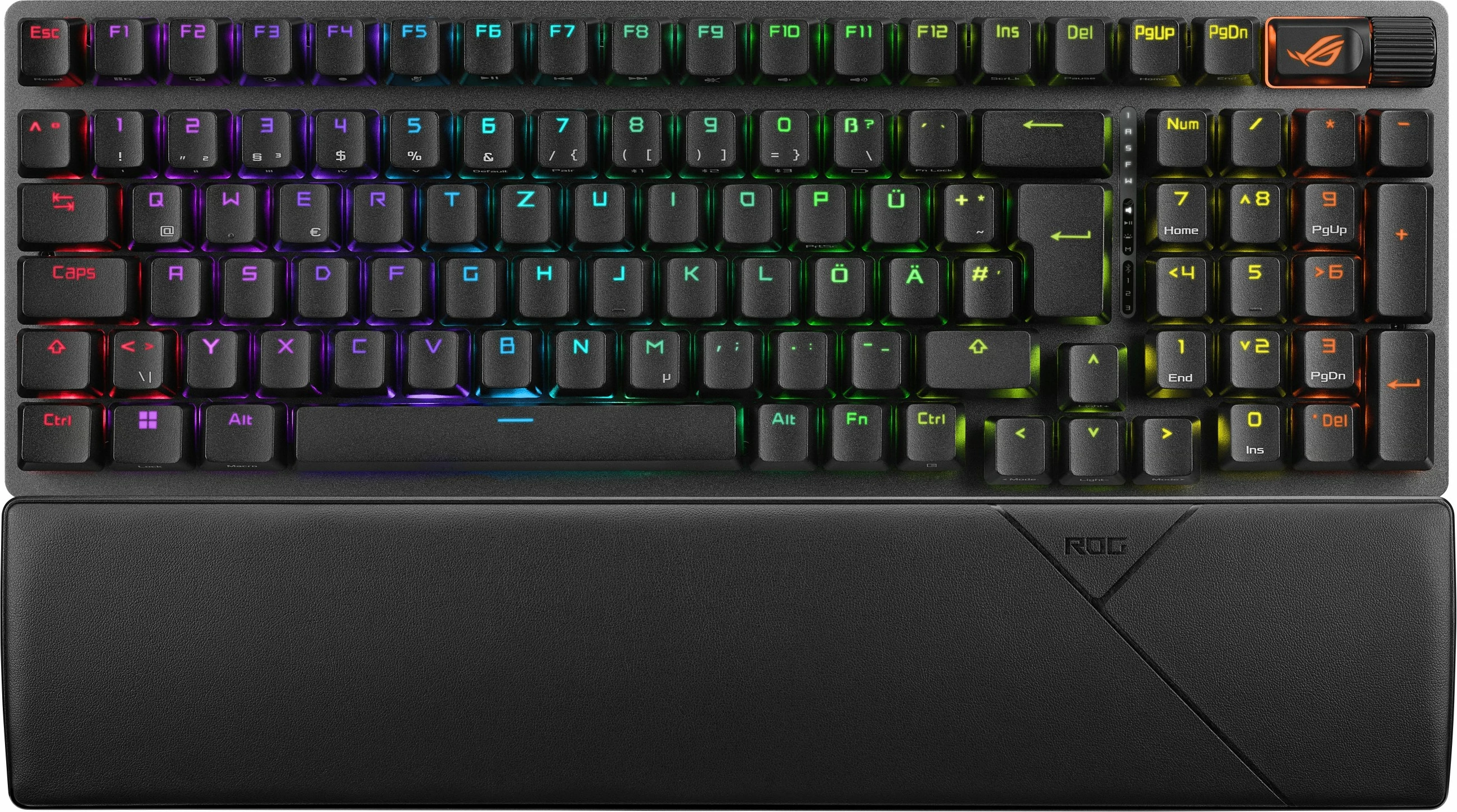 Mehanična gaming tipkovnica ASUS ROG Strix Scope II 96 Wireless, RGB, QWERTZ, črna