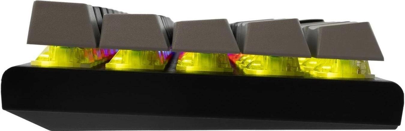 Mekanična igralna tipkovnica 65% White Shark Wakizashi-2, RGB, blue switch, črno-siva