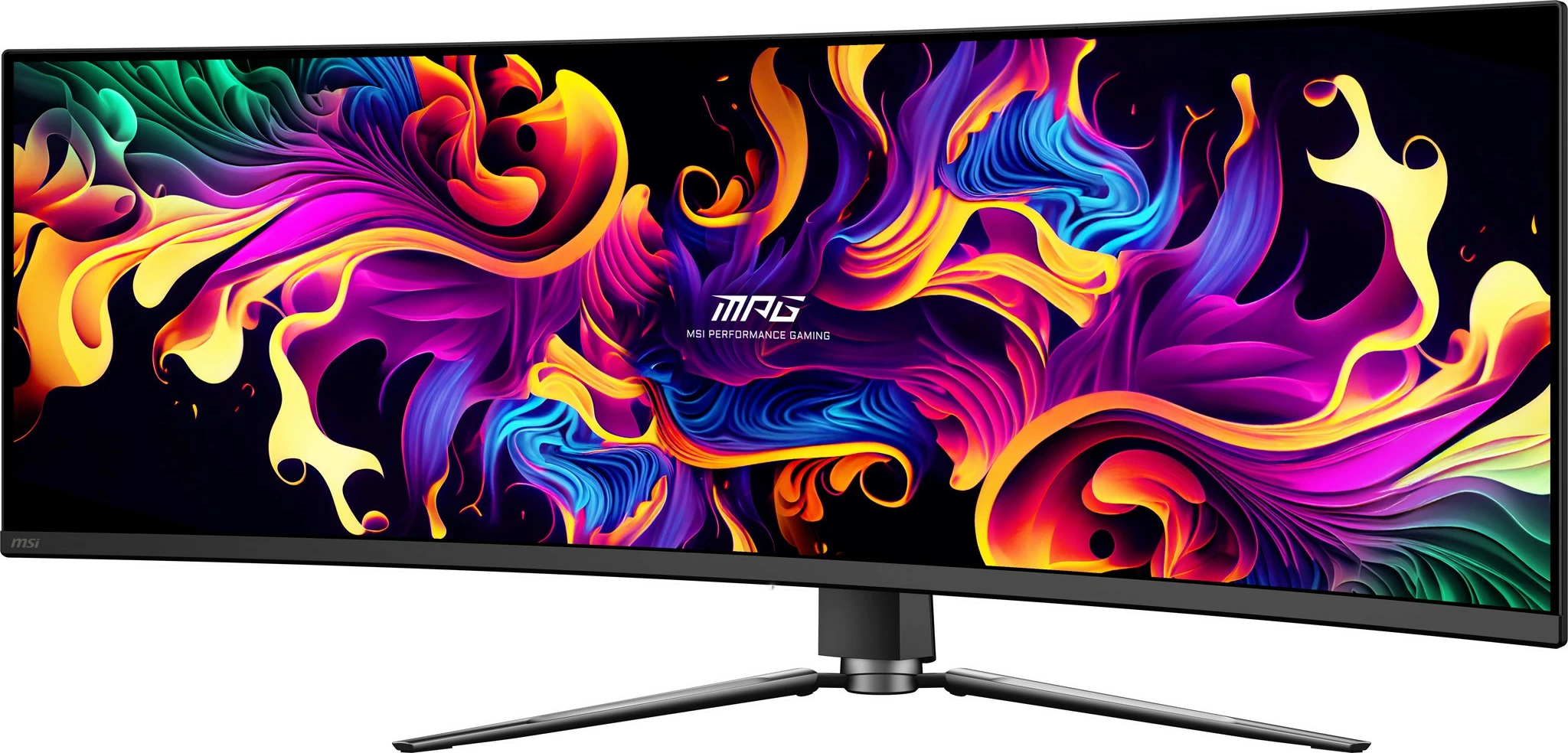 49-palčni ukrivljeni QD-OLED monitor, 240 Hz, DQHD, črn, MSI MPG 491CQPXDE