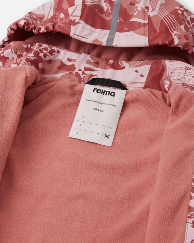 Otroška jakna Reima Koski Jam, rdeča