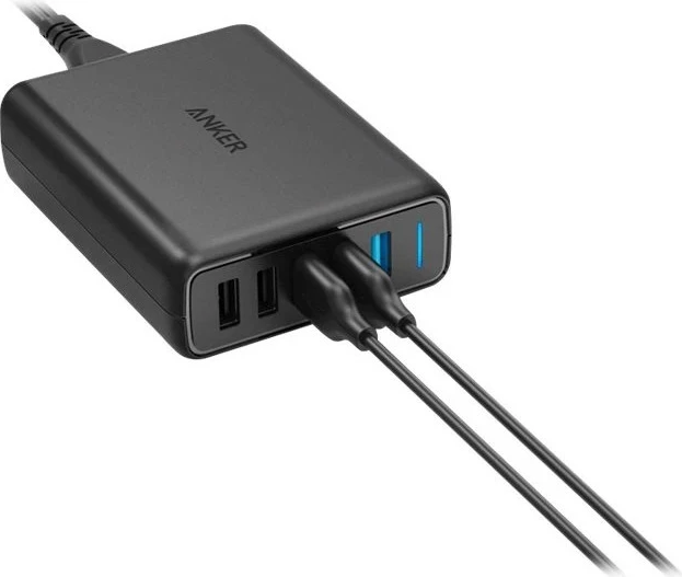 Polnilec Anker PowerPort Speed 5, 5 vrat, črn