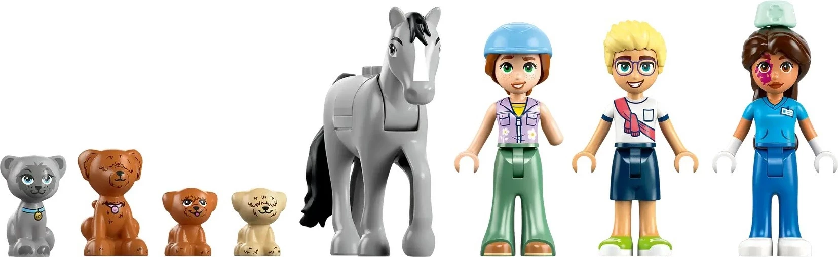 Veterinarska klinika za konje in hišne živali, set LEGO Friends 42651