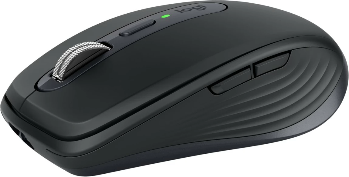 Kompakten laserski miš za desničarje Logitech MX Anywhere 3S za poslovno rabo, 8000 DPI, grafit