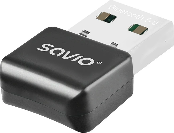 Bluetooth adapter USB, Bluetooth 5.0, črn Savio BT-050