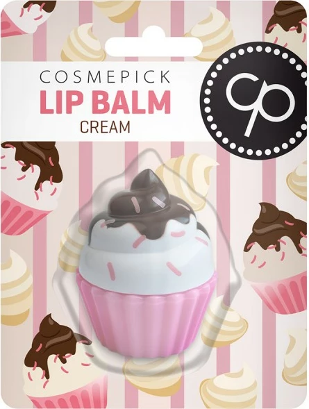 Balzam za ustnice Cosmepick Cream Cupcake za ženske, 6 g
