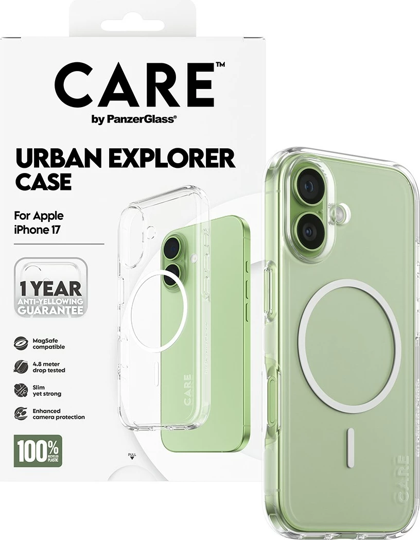 Ovitek za telefon PanzerGlass CARE by Flagship, prozoren