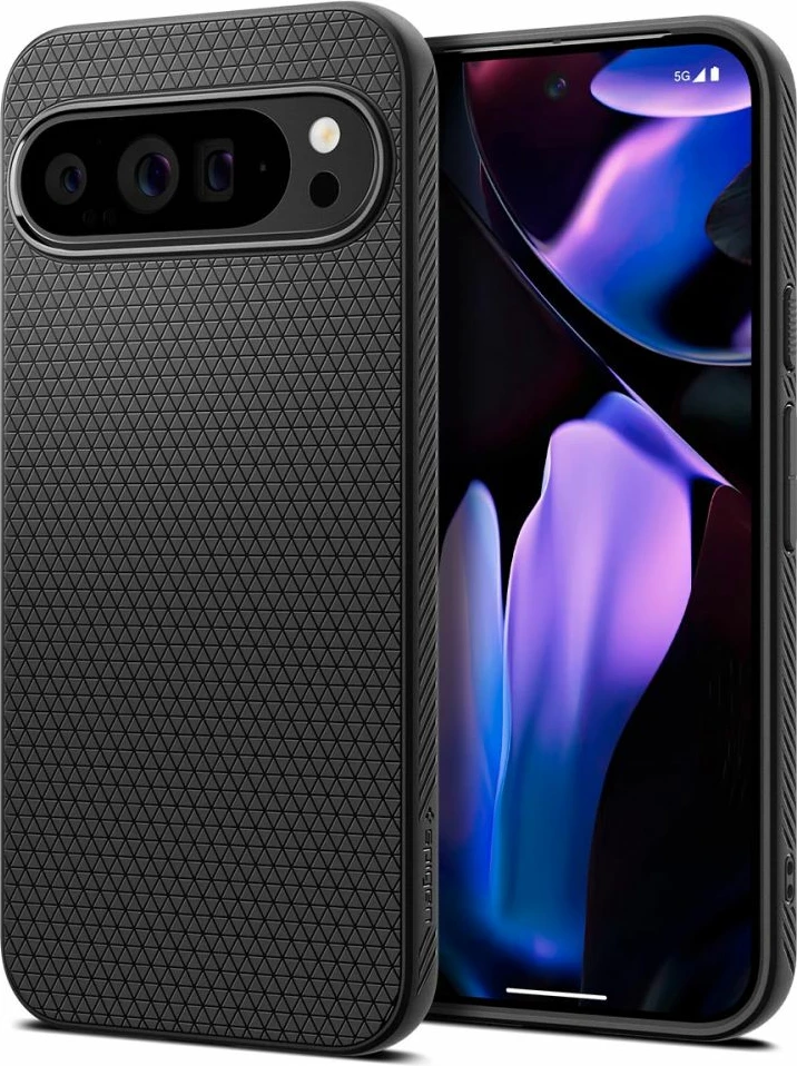 Ovitek Spigen Liquid Air za Google Pixel 9 Pro XL, črn